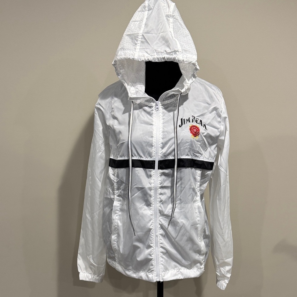 Jim Beam light weight Hooded Jacket sz XS